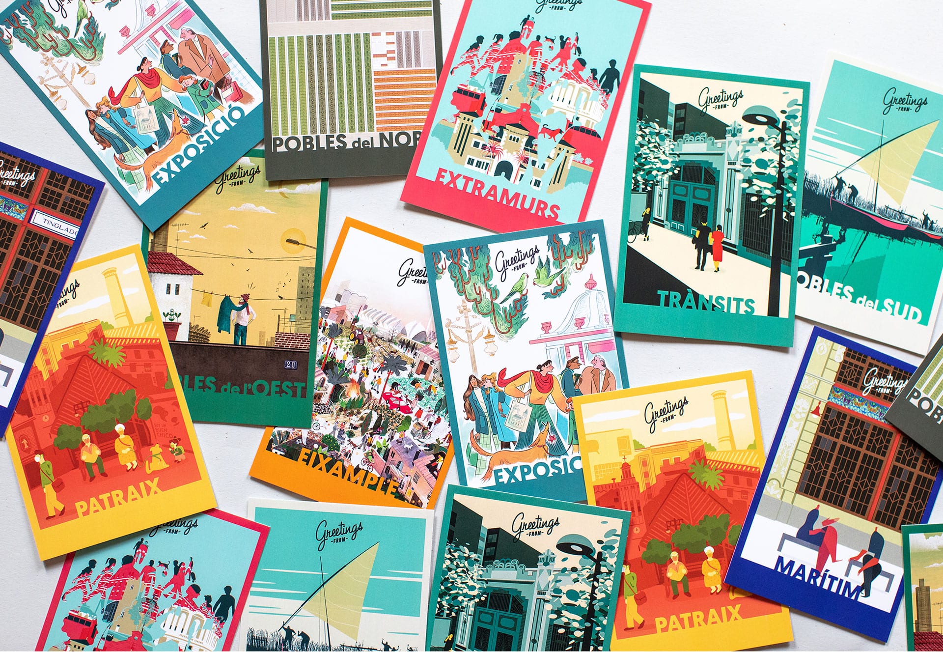 &#8216;Greetings from&#8230;&#8217;, postales entre barrios para reemplazar los abrazos que no podemos darnos