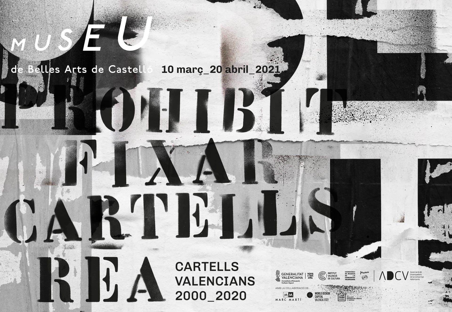 EXPOSICIÓN. ‘Prohibit fixar cartells. REA. Cartells Valencians 2000-2020’ en el MBACAS