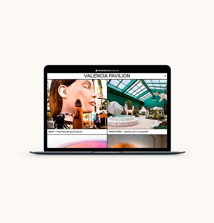 «Valencia Pavilion. The Future is Design» Exhibition, in digital version